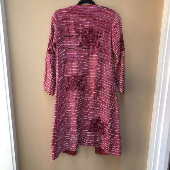 Italian Silk Tea House Topper Duster (S) - Picture 10 of 11